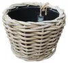 Trockentopf Rattan Grau d24h18 cm Split Van der Leeden Produktbild-Vorschau 2