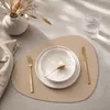 Filz Platzsets Oval, Platzdeckchen abwaschbar, Produktbild-Vorschau 2