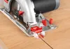 A close-up view of a circular saw on a wooden surface. Náhľad obrázku produktu