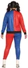 verrücktes Harlekin Girl Kostüm für Damen, Größe:XL Produktbild-Vorschau 4