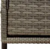 Gartenschrank Grau 110x55x60,5 cm Poly Rattan Produktbild-Vorschau 8