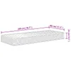 Design Matratze Schaumstoff Mittelweich 80x200 cm, Produktbild-Vorschau 7