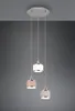 Suspension KAPRUN argent et nuances d'argent, 3xE14x28W, Voir les images du produit 10