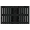 Wand-Kopfteil Schwarz 95,5x3x60 cm Massivholz Kiefer Produktbild-Vorschau 4