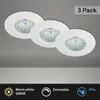 Briloner LED Einbauleuchten Set IP44 dimmbar 3-tlg 3x5,5W Produktbild-Vorschau 2