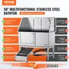 A marketing image comparing a VEVOR bathtub to 'others', highlighting features with checkmarks and crosses. Anteprima dell’immagine prodotto