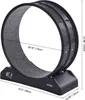 A black cat wheel with dimensions indicated by white lines and text. Náhľad obrázku produktu