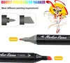 168 Farben Marker Stifte Set, Graffiti Stifte, Dual Tip Produktbild-Vorschau 3