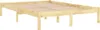 vidaXL Lit en bois massif 120x190 cm Voir les images du produit 3