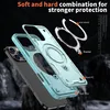 Dual Layer Hülle für iPhone 16 Pro Metall Ring Ständer Produktbild-Vorschau 2