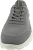 A close-up, front-facing view of a gray sneaker. Produktbild-Vorschau