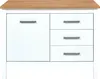 Kücheninsel - B 124 cm - 1 Tür - 3 Schubladen - Artisan Produktbild-Vorschau 4