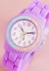 A close-up, angled shot of a children's watch with a unicorn design. Podgląd zdjęcia produktu