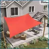 Sonnensegel für Gartenterrasse, UV-Sonne, rot, 4x3 m Produktbild-Vorschau 16