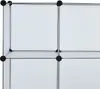 Regalsystem Würfelregal Steckregal 9 Fächer Stufenregal DIY Produktbild-Vorschau 6