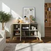 Sideboard 'Nand' mit 3 Türen 120 x 40 x 76 cm Sandfarben Produktbild-Vorschau 5