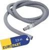 A gray corrugated hose with a tag attached. Produktbild-Vorschau