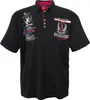 Übergrössen Hippes Polo-Shirt Kurzarm LAVECCHIA Schwarz 8XL Produktbild-Vorschau 1