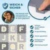 SPIELWERK Tapis Puzzle d'éveil et de jeu Gris - Dalles en Voir les images du produit 2