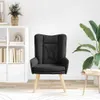 vidaXL Sessel Schwarz 63 x 67 x 94 cm Stoff und Sperrholz Produktbild-Vorschau 3
