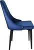 Krzesło welurowe LOUIS granatowe Podgląd zdjęcia produktu 2
