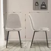 Two views of a chair with dimensions and weight information displayed. Anteprima dell’immagine prodotto
