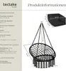 Product information and dimensions for a hanging chair. Produktbild-Vorschau
