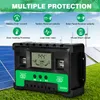 60A MPPT Solar Laderegler mit 4 USB-Anschlüssen, 12V/24V Produktbild-Vorschau 3