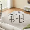 Yaheetech Couchtisch 2er Set, runder Beistelltisch Set, Produktbild-Vorschau 9