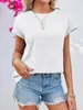 Sommerliches Damen-T-Shirt, Kurzarm, Rundhalsausschnitt, Produktbild-Vorschau 2
