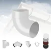 RAINWAY S Regenrinnen System (Rohrbogen 87° einfach weiß) - Produktbild-Vorschau 1