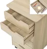 Close-up view of a wooden filing cabinet with drawers extended. Náhled obrázku produktu