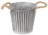 Deko-Topf Shabby Chic Metall Ø21,5cm mit Henkeln für Produktbild-Vorschau 1