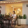 Lampadaire solaire Boho en rotin, 3 lumières, lampe de Voir les images du produit 1