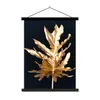 MuchoWow® Textilposter Blätter - Gold - Herbst - Natur - Produktbild-Vorschau 1