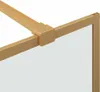vidaXL Paroi de douche Walk-in Or 115 x 195 cm Verre trempé Voir les images du produit 7