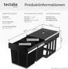 tectake® Abfallsammler Ashlyn, 2-fach Trennung, 30L, Produktbild-Vorschau 5