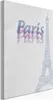 Vlies Leinwandbild - Paris in Watercolours (1 Part) Produktbild-Vorschau 1