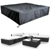 Copertura protettiva 240x240x52 Nero mobili da giardino Anteprima dell’immagine prodotto 5