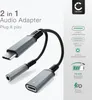 CELLONIC 2-in-1 Adapter USB-C Klinke, 3,5 mm Aux-Splitter Produktbild-Vorschau 2