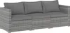 COSTWAY Sofa ogrodowa z polyratanu z poduszkami, 3-osobowa Podgląd zdjęcia produktu 1