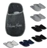 Pantofole da ospite Relaxdays, 6 paia, pantofole, sacchetto Anteprima dell’immagine prodotto 1