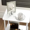 HOMCOM Table d'appoint moderne, table basse à deux niveaux Voir les images du produit 8
