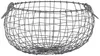 Draht Korb -GROSS - rund Ø 32 cm Griffe Dekoration Garten Produktbild-Vorschau 2