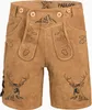 PAULGOS Herren Trachten Lederhose Kurz - HK4 - Echtes Leder Produktbild-Vorschau 1