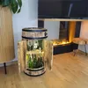 Bar in legno fatto in casa con illuminazione a LED e ante Anteprima dell’immagine prodotto 4