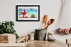 Bild 30x20 MDF-Rahmen Wandkunst Shell Seesterne Kunst Produktbild-Vorschau 2