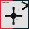 KOTARBAU® Riduttore Fornello Gas Blech 130 x 130mm Nero Anteprima dell’immagine prodotto 3