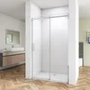 AICA Schiebetür 120x195cm，6mm ESG-Glas，Komplett Produktbild-Vorschau 2