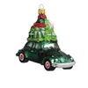 Weihnachtsauto aus Glas mit Geschenken Decor von Glassor Produktbild-Vorschau 1